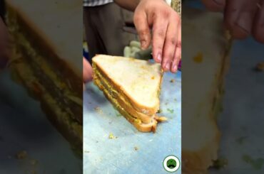 Pahadi Sandwich Mumbai Street Food | Veggie Paajo #streetfood #foodshorts