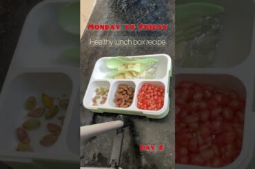 Daily lunchbox recipe || Day 2 healthy lunch #lunchboxrecipe #kidslunchrecipe #healthyfood
