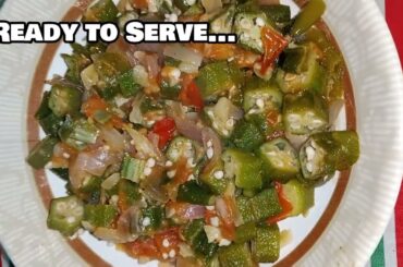 Super Easy & Yummy Recipe An Healthy Food Spicy Sauteed Okra (Lady Finger) #okra #spicy #easyrecipe