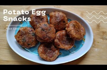 Potato Egg Snacks Recipe | Egg Potato Snacks | Food Cabinet