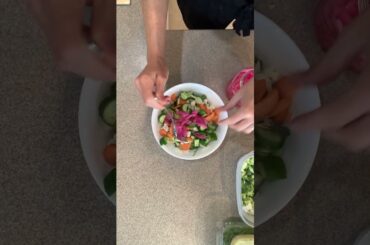 Chopped Salad for Weight Loss - #shorts