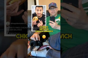 Warning: This Air Fryer Chicken Sandwich Recipe Will Blow Your Mind! #shorts