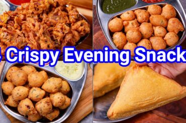 Monsoon Special Crispy Pakora Recipes | Perfect Quick & Easy Evening Tea Time Pakoda Snacks