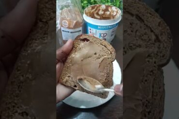 Peanut Butter Brown Bread Sandwich | Morning Breakfast #shorts #breakfast