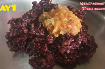 30 days healthy Weight loss challenge Day 1@Miracle life janu