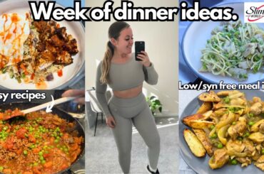 WEEK of SLIMMING WORLD dinner ideas | 5 quick + easy low syn/free recipes