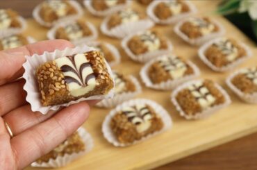 just 3 ingredients, quick treats for your family, no sugar, no baking! no flour !melts in your mouth