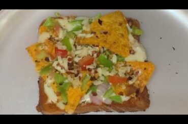 Bread Pizza Recipe Without Oven | Healthy Bread Pizza | How to Make Healthy homemade bread pizza