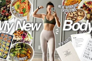 I Changed My BODY & My LIFE in 1 month. (Everything I Actually Eat & How I Train) | My New Habits