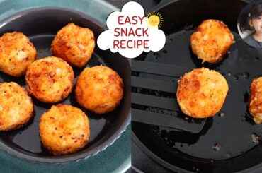 CARROT POTATO CHEESE BALLS  | Healthy snack recipe |