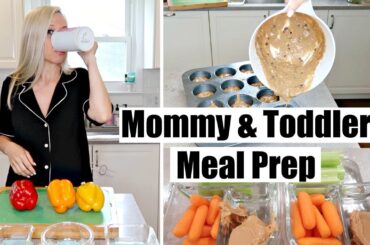 MOMMY AND TODDLER MEAL PREP // EASY & HEALTHY TODDLER AND MOMMY MEAL PREP// BEAUTY AND THE BEASTONS