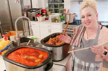 Cooking Massive Freezer Meals in Big Batch Roaster Ovens