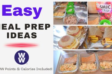 *NEW* MEAL PREP | EASY BREAKFAST SANDWICHES | CHICKEN SALAD | TUNA SALAD | WW POINTS & CALORIES