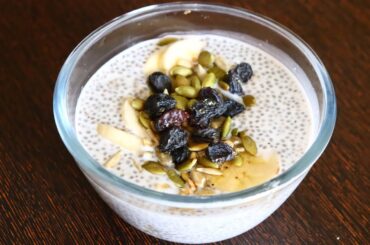 Chia seeds coconutmilk pudding /Healthy Breakfast recipe/Weight loss recipe /Niki's kitchen