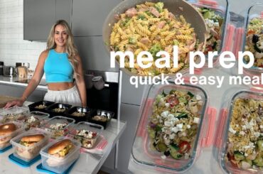 EASY MEAL PREP UNDER 500 KCAL | quick and healthy recipes for the week