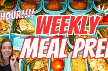 1 WEEK OF MEALS IN UNDER AN HOUR/HEALTHY & CHEAP MEALS FOR THE WEEK