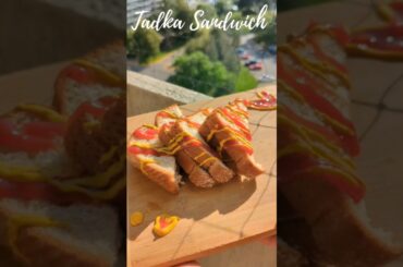 Tadka Sandwich | Dahi wala Sandwich | No Mayo & Cheese | Healthy #Shorts #food #viral #trending