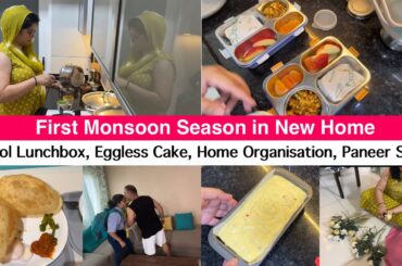 Finding Joy in Small Things! Baking Cake, Kids Lunchbox/Easy & Healthy Tiffin Recipe for School kids