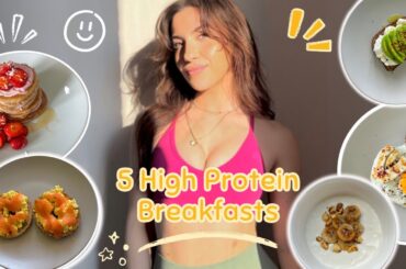5 Healthy BREAKFASTS Recipes FOR WEIGHT LOSS |EASY step by step High Protein Low Calorie| Inga Ropaj