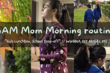 6AM Morning Routine, Kid's Lunchbox Ideas, Breakfast, School Drop off - Indian Moms Busy Mornings
