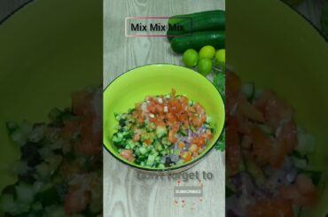 Healthy salad |protein salad #healthy#salad #shorts #spiced #tomato  #youtubeshorts #cucumber