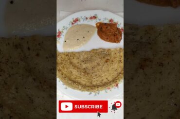 Healthy Breakfast Recipe/Protein Rich breakfast recipes/Multigrain Dosa/weightloss Breakfast#shorts