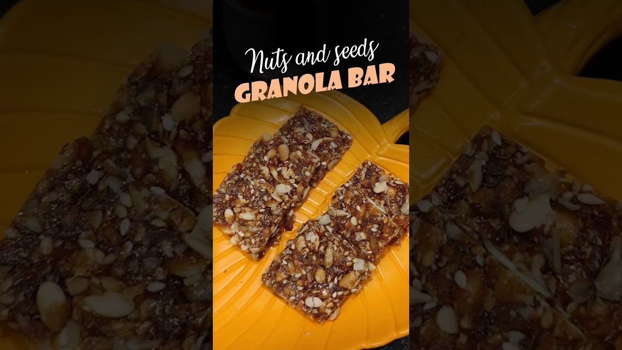 Sugar Free Granola Energy Bar for Diabetics | Diabetic snacks | Easy to Make | Healthy Plates Sugar Free Granola Energy Bar for Diabetics | Diabetic snacks | Easy to Make | Healthy Plates
