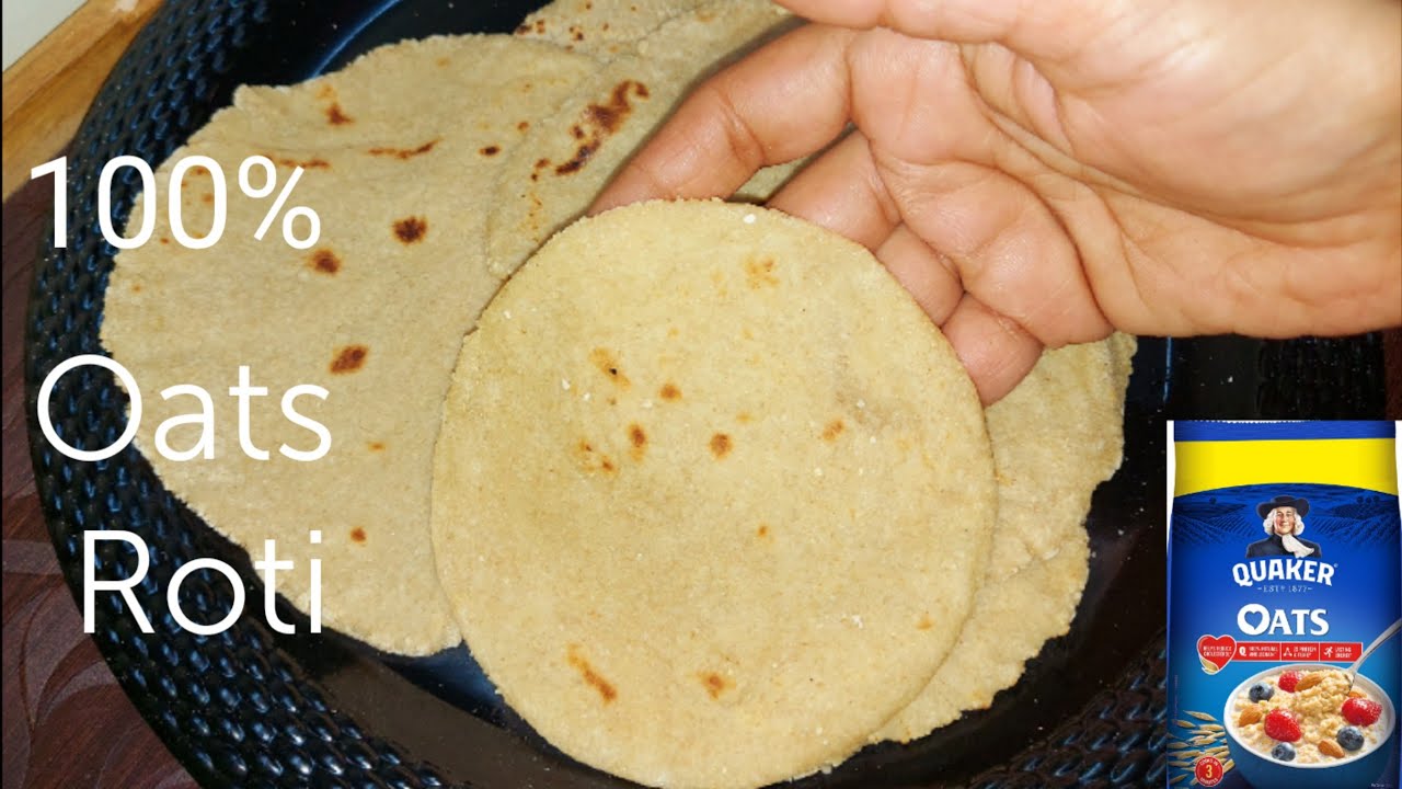 WEIGHT LOSS ROTI RECIPE | OATS ROTI RECIPE | OATMEAL FLATBREAD | GLUTEN FREE OATS CHAPATI WEIGHT LOSS ROTI RECIPE | OATS ROTI RECIPE | OATMEAL FLATBREAD | GLUTEN FREE OATS CHAPATI