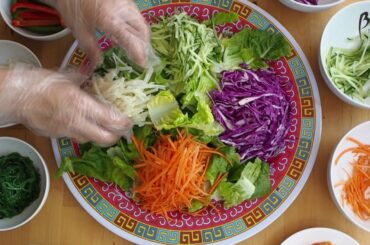 Make a healthy Yee Sang Salad with this recipe by Chai Bar