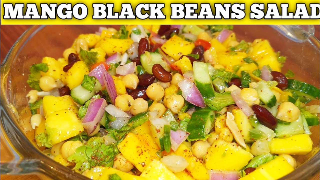 Mango Black Bean Salad Recipe | Best Healthy Tasty Salad | Fruit Vegetable Salad Recipe|Salad Recipe Mango Black Bean Salad Recipe | Best Healthy Tasty Salad | Fruit Vegetable Salad Recipe|Salad Recipe