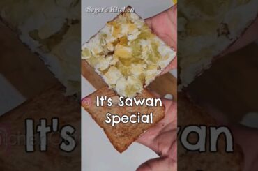 Healthy Sandwich with Sweet Potato Sawan Special #YouTubeShorts #Shorts #Viral #Sandwich #Healthy
