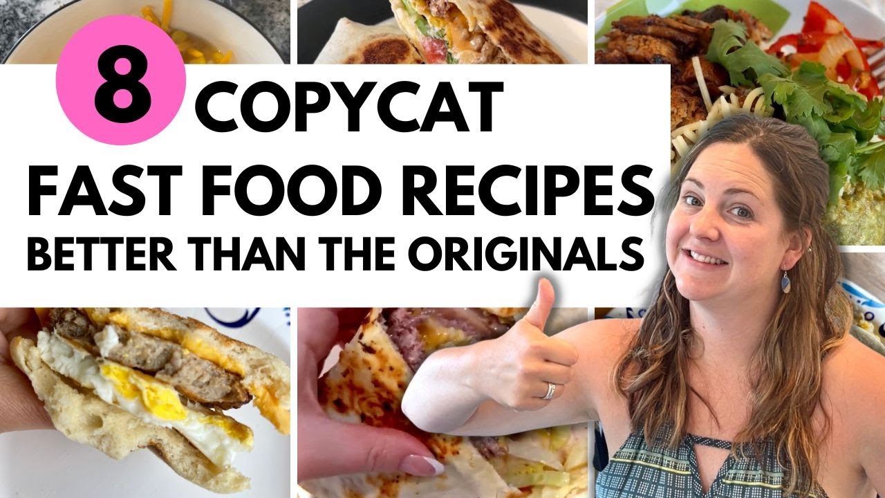 Save Money, Time, and Stay Healthy Eating Your Favorite Fast Food Recipes at Home! Save Money, Time, and Stay Healthy Eating Your Favorite Fast Food Recipes at Home!