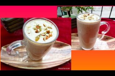 Tasty and Healthy  Banana and Oats Smoothie Recipe . Healthy Breakfast Option.