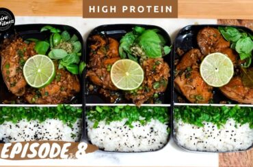 Filipino Meal Prep For Weight Loss | Healthy Chicken Adobo Recipe | Healthy Asian Meal Prep Ep 8.