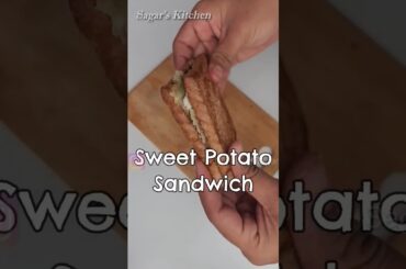 Healthy Sandwich with Sweet Potato Sawan Special #YouTubeShorts #Shorts #Viral #Sandwich #Healthy