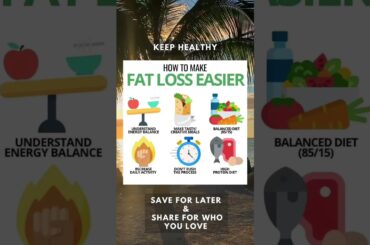 How do we make fat loss and dieting easier? #selfcare #diet #fatloss #shortvideo #shorts #fitness