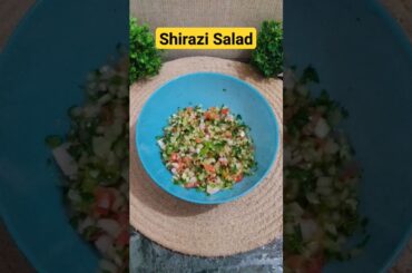 Shirazi Salad Recipe #healthyfood #healthysalad #shorts #viralshorts