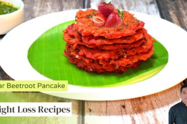 Jowar Millets Recipes |Jowar Beetroot Chilla | Healthy Recipes |  Chef Sahajan