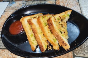 Healthy and Tasty Bread Pizza || Need only 3 main ingredients for this recipe || Quick Snack Recipe