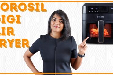 Borosil Digi Air Fryer | Healthy meals for small - medium families