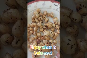 makhana snacks recipe| healthy snacks|roasted makhana#phoolmakhana#lotusseeds#shorts#viral#trending