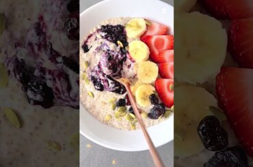 Nutty chia pudding | No cook healthy breakfast recipe