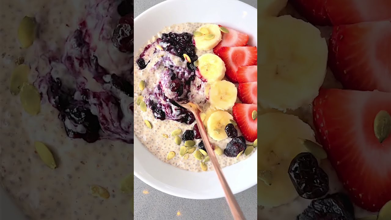 Nutty chia pudding | No cook healthy breakfast recipe Nutty chia pudding | No cook healthy breakfast recipe