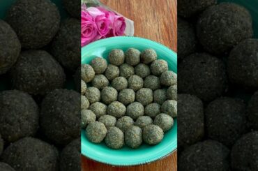 Healthy laddu recipe with dry fruits and seeds. #healthyladdu #laddurecipe #healthysnack #laddu