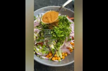 Healthy Salad Recipe / chickpea Salad #foodfoodiesworld