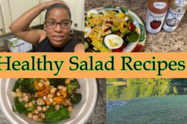 Healthy Salad Recipes + ASMR + Walk with Me | Weight Loss Journey | Dionne’s Life