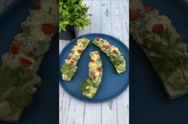 Recipe for weight loss Protein-Packed Cucumber by MasterChef Oindrila Bala | Nutrient-Filled Snack