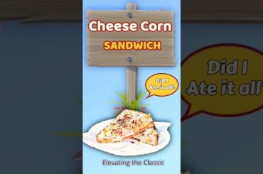 Ultimate Grilled Cheese Corn Sandwich #shorts #viral #videos #svc