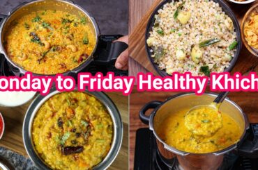 Monday 2 Friday 5 Healthy Khichdi Recipes - Perfect for Breakfast or Lunch Boxes | 5 New Khichdi