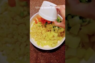 Quick and Easy Russian Salad /Healthy Salad #foreverfood #food #shortsvideo #recipe #ytshorts